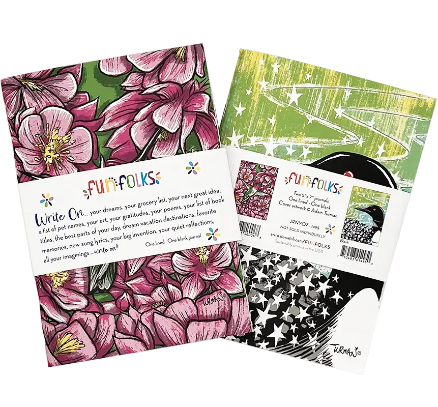週刊誌 Jam JRNY07 Adam Turman Journal Set | Artistic 2-Pack Journals