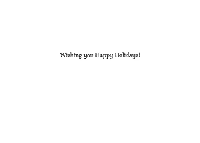 Wishing you Happy Holidays!