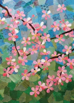 Blossom Tree Pink Flowers Card