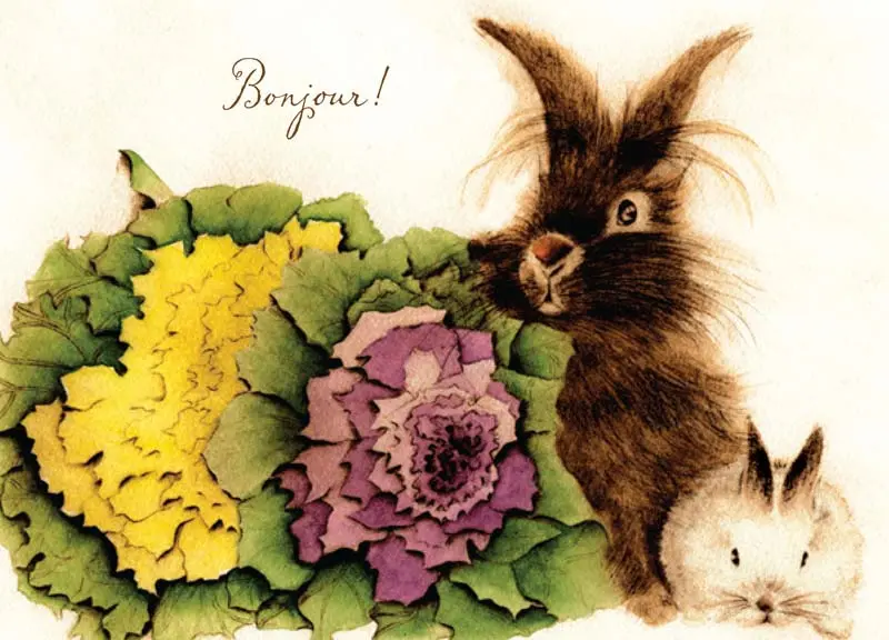 Box of Bunnies with Food