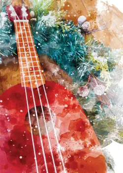 Box Set of Watercolor Christmas Decorations Cards