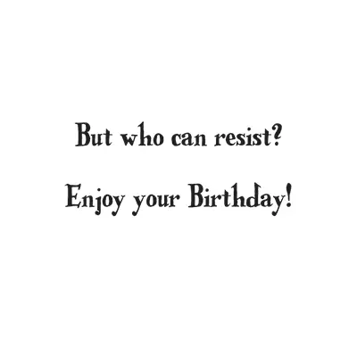 Golden Retrieve eyeing cupcake with words 