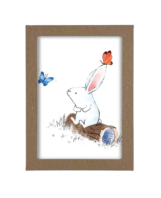 Bunny and Butterflies Boxed Notecards