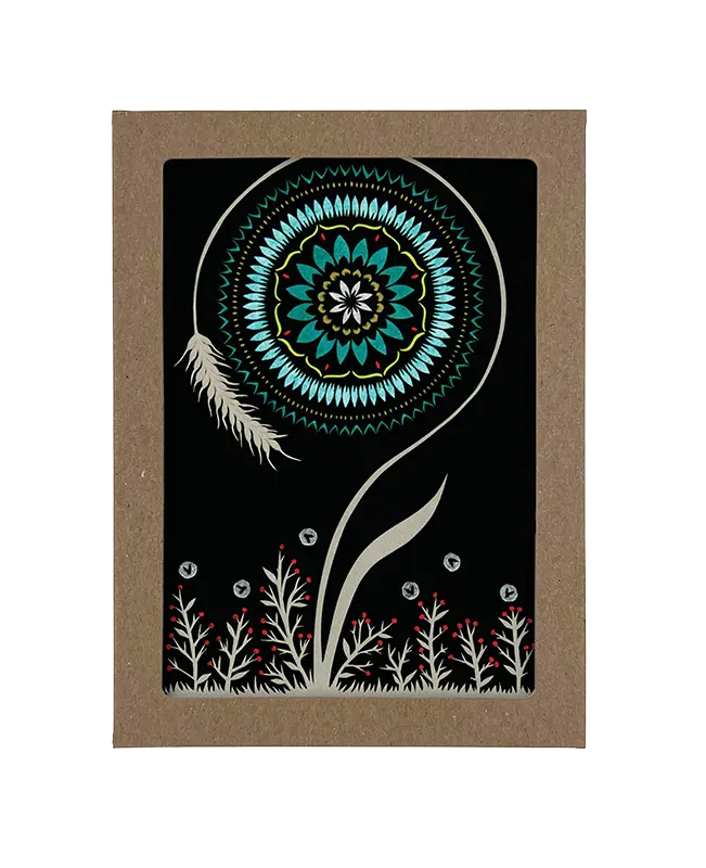 Box of flowers at Night