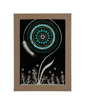 Box of flowers at Night