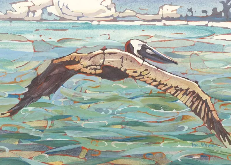 Dan Weimer - Flying Pelican Card