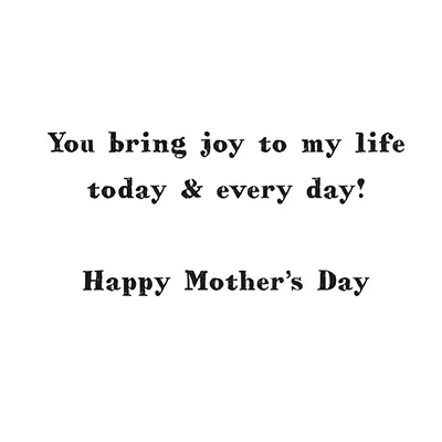 Vase of colorful flowers with the words