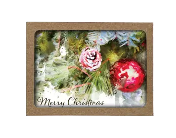 Box Set of Holiday Watercolor Cards