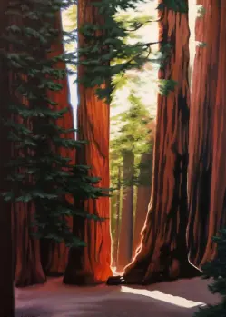 Trees in the sunset - Laura Wilder