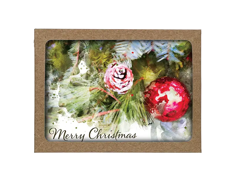 Box Set of Holiday Watercolor Cards