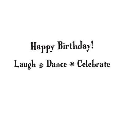 Woman wearing blue playing the according, with the words 