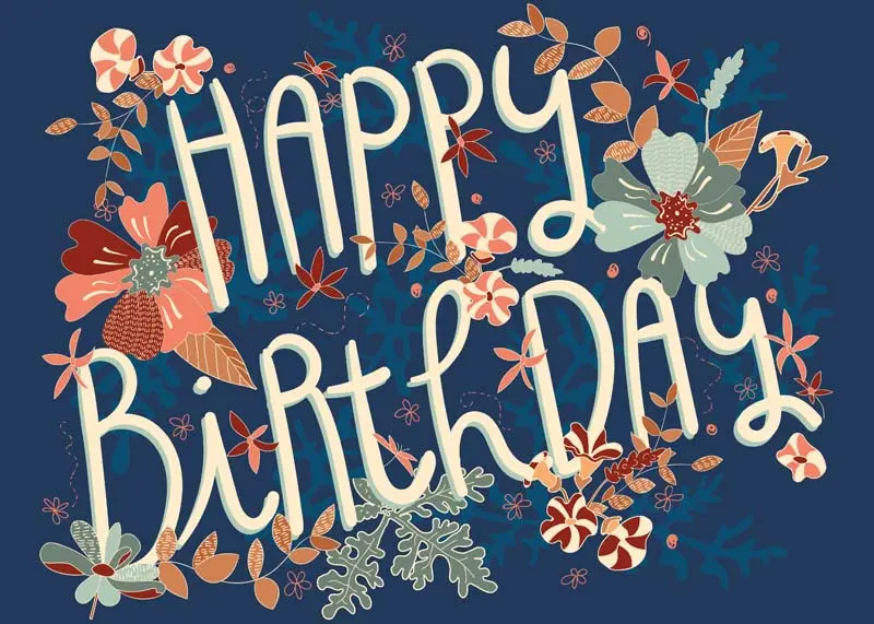 Fall Birthday Card - Megan Dunagan