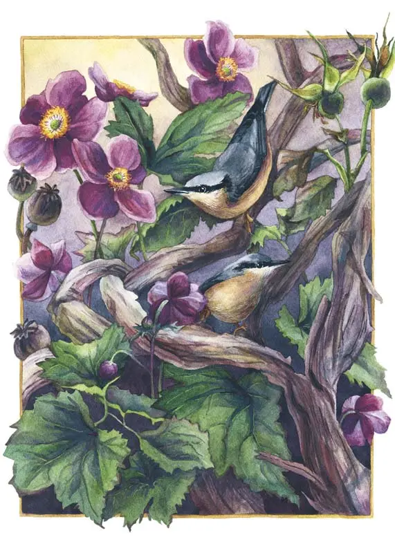 Maggie Rutherford - Floral Card