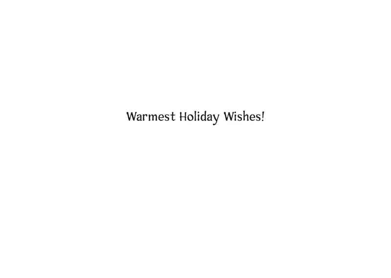 Warmest holiday wishes!