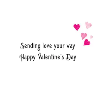 Black Bird and Pink Heart Petals Flower