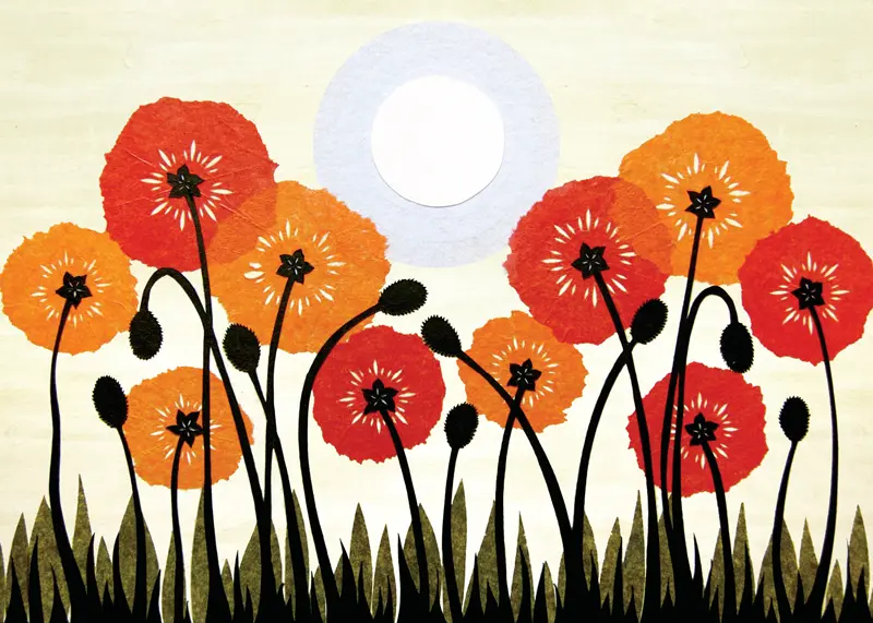 Birds, Flowers, Sun - Angie Pickman