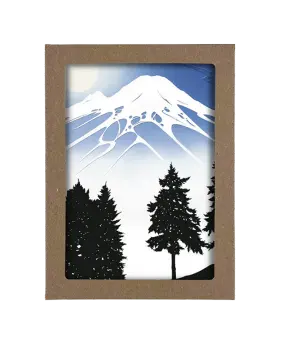 Box of snowy mountain scenes